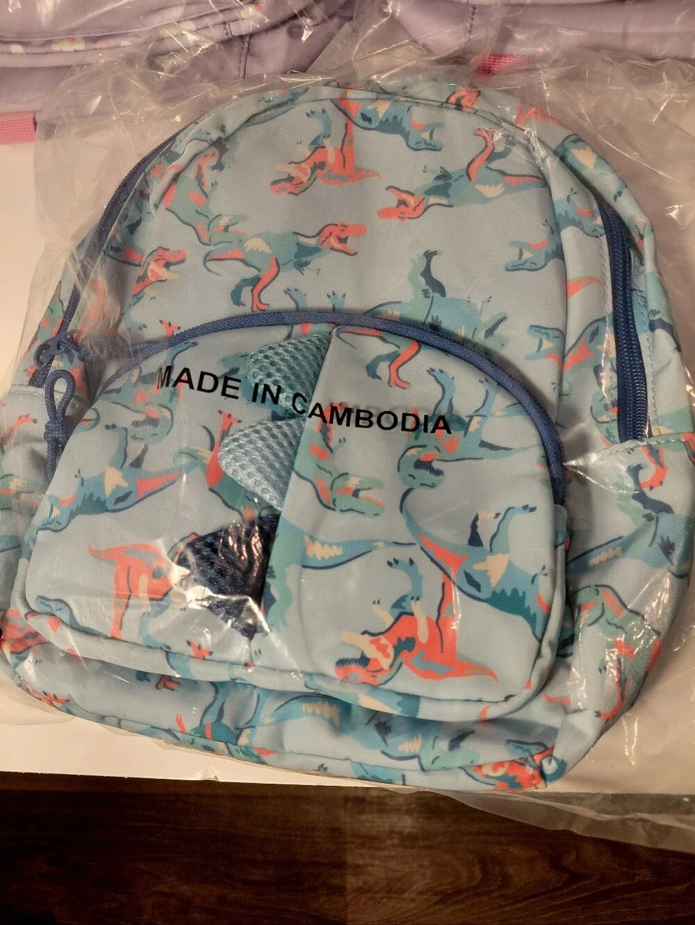 Cat And Kack Kids' Floral and Dinosaur Mini Backpacks - Set of 3